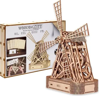 Produktbild von Wooden City WOODCITY.WR307, 222 Stück(e), Gebäude, 12 Jahr(e)