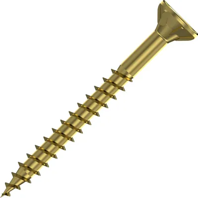 Produktbild von Reisser Q200 PLUS Spanplattenschraube 4,5x70 mm, verzinkt, gelb chromatiert, Teilgewinde, TX25 - 200 Stk.
