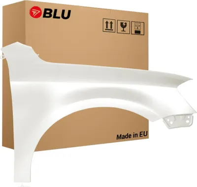 Immagine prodotto di BLU Parafango compatibile con VW Volkswagen Passat B7 LB9A Destra Weiss CandyWeiss | 2010-2014 | Anteriore | Verniciato | Pronto per il montaggio | Acciaio