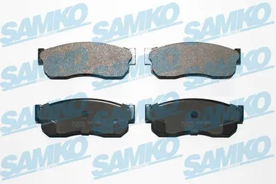 Produktbild von SAMKO Bremsbeläge Satz Vorne Bremsklötze für NISSAN SUNNY II Coupe (B12) 5SP185