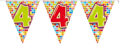 Image de Mini -Flag -Blocs de lignes 4 ans, 3mtr.