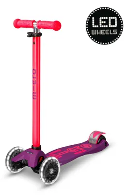 Produktbild von Micro Maxi Micro Roller Deluxe LED lila-rosa Neon
