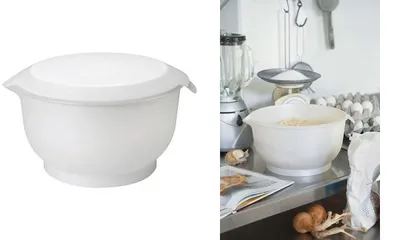 Produktbild von GastroMax Teigschüssel, 8,0 Liter, weiß