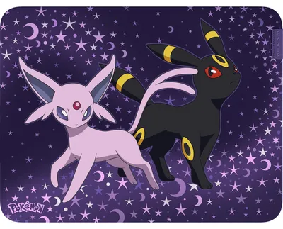 Produktbild von Razer Gigantus V2 – Espeon & Umbreon Edition, Violett, Abbildung, Schaum, Mikrofaser, Gummi, Anti-Rutsch-Basis, Gaming-Mauspad
