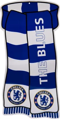 Obrázek produktu pro Oficiální šála Chelsea FC Shield SG10229 (jedna velikost) (modrá / bílá)