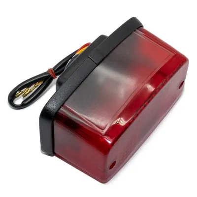 Image de BestPrice Feu arrière avec ampoule rouge compatible avec Honda MTX