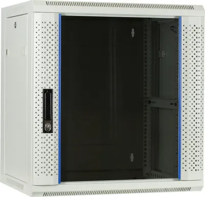 Obrázok produktu pre DS-IT Serverschrank Wandgehäuse mit Glastuer Weiß BxTxH 600 x 450 - Wandgehäuse