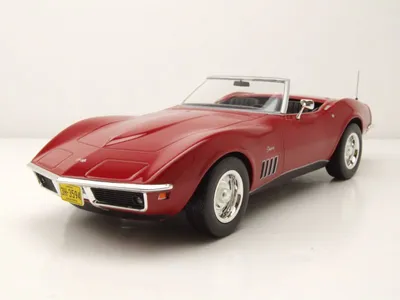 Produktbild von Chevrolet Corvette C3 Convertible 1969 rot Modellauto 1:18 Norev