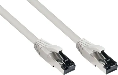 Immagine prodotto di Cavo patch Cat 8.1 S/FTP LSZH grigio 0,25 m – 40 Gbit, PiMF, RJ45
