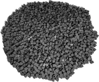 Immagine prodotto di Mattoncini LEGO® 1x1 Alti Grigio Scuro - 3005 NUOVO! Quantità 100x
