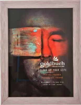 Produktbild von Goldbuch Colour Up, braune Bilderrahmen für ein Porträtfoto, Format 15x20 cm