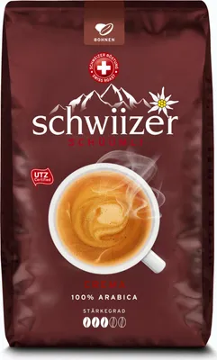 Image de Café suisse Schüümli Crema | grain entier | 1000g
