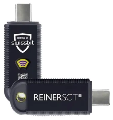 Produktbild von Reiner SCT 2708017-100, 18,5 mm, 51,5 mm, 6 mm, -25 - 70 °C, Schwarz, FIDO2, U2F