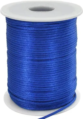 Produktbild von Blaues Nylonseil 2mm x 110 Yards für Schmuckherstellung