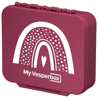 Produktbild von My Vesperbox® Brotdose für Kinder mit Fächern Liv [ GERMANY] - Lunchbox mit Trennfächern - Bento Box - Jausenbox - Brotzeitbox für Schule & Kindergarten - Vesperdose für Jungen & Mädchen