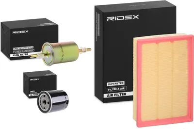 Produktbild von RIDEX Filterset Inspektionspaket Filtersatz für FORD Focus II Schrägheck (DA, HCP, DP) Focus II Kombi (DA, FFS, DS) Focus C-Max (DM2) für VOLVO V50