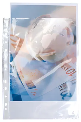Produktbild von Exacompta Packung 10 Prospekthüllen glatt und gelocht aus PP 90µ DIN A4 Kristall