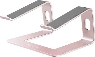 Produktbild von MISURA ME08, Notebook-Ständer, Rosa-Goldfarben, 25,4 cm (10 Zoll), 39,6 cm (15.6 Zoll), Aluminium, Silikon, 225 mm Ergonomischer Laptop Ständer ME08-ROSE GOLD