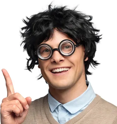 Produktbild von Boland Perücke Nerd Kostümzubehör für Kinder und Erwachsene