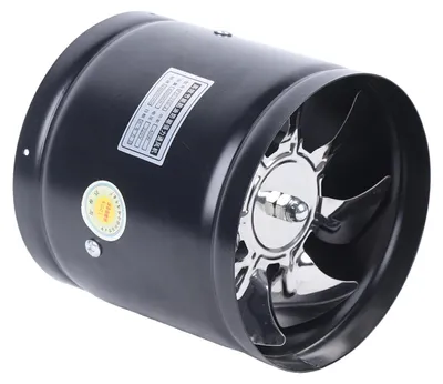 Immagine prodotto di Ventilatore di scarico, alta efficienza, bassa rumorosità, nero