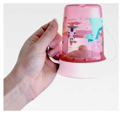Produktbild von 360º Trinklernbecher für Babys, Auslaufsicher mit Griffen und Deckel, Spülmaschinengeeignet, -frei, 270ml