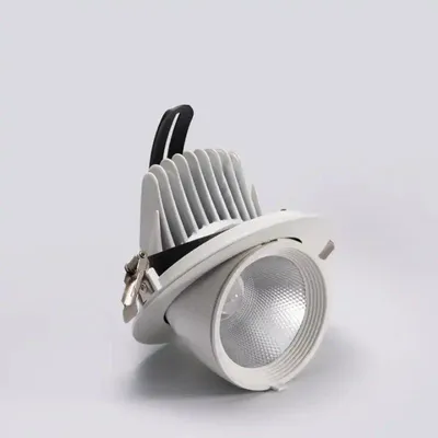 Produktbild von LED-Einbaustrahler rund schwenkbar WEISS 12W - Warmweiß 2300K - 3500K