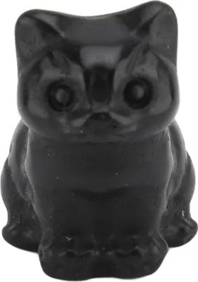 Immagine prodotto di Statua di cristallo gatto piccolo felice carino gattino seduto figura