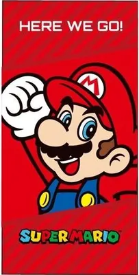Produktbild von Super Mario Bros Strandtuch (70 x 140 cm)