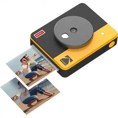 Zdjęcie produktu dla Kodak Mini Shot Combo 3 Retro, 76,2 x 76,2 mm, CMOS, Żółty, Filtr, Rama, Technologia drugu Pass Photo, Automatyczna