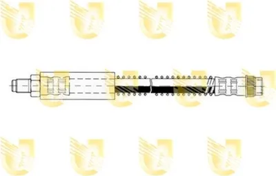 Produktbild von UNIGOM 377329 Bremsschlauch für RENAULT TWINGO II (CN0) CLIO II (BB0/1/2, CB0/1/2) CLIO II Kasten (SB0/1/2) Thalia I (LB)