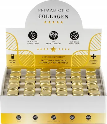 Obrázek produktu pro Primabiotic Kolagen 10000 mg 30x30ml Vitamin A, B1, B2 Kůže Vlasy Klouby
