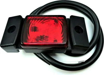 Produktbild von Matel Service Rot LED Umrissleuchte, Begrenzungsleuchte, Positionsleuchte für LKW PKW Anhänger, Trailer, Wohnwagen usw.