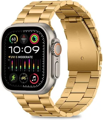 Productafbeelding van HITZEE Compatibel met Apple Watch armband 49 mm 46 mm 45 mm 44 mm 42 mm 41 mm 40 mm 38 mm voor dames en heren