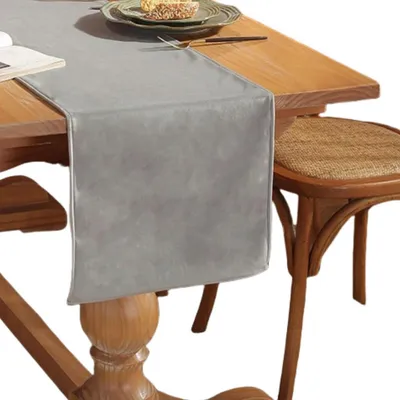 Obrázok produktu pre Umývateľné obrusy, 33 x 240 cm, svetlosivá farba