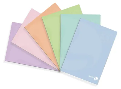 Productafbeelding van Notitieboek A4, geruit (4 mm), 12 stuks, 100 g/m² papier, geschikt voor school en kantoor