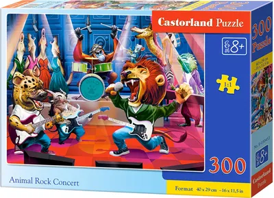 Image de Puzzle 300 Animal Rock Concert CASTOR