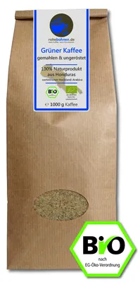 Produktbild von Grüner Kaffee gemahlen 100% Arabica Honduras 1000g