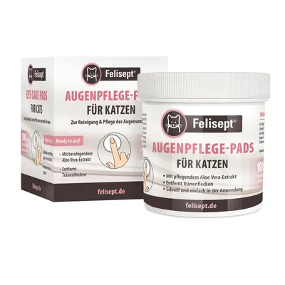 Immagine prodotto di ardapcare Felisept Pads per la cura degli occhi dei gatti - 100 (non utilizzati)