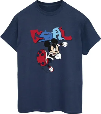 Produktbild von Disney - "Goal Striker" T-Shirt für Damen BI38579 (XXL) (Marineblau)