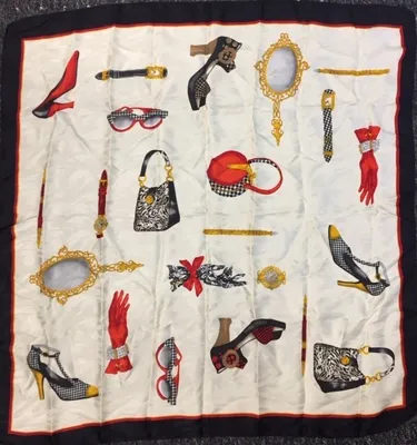 Produktbild von Schmucktuch 85x85 cm 100% Seide