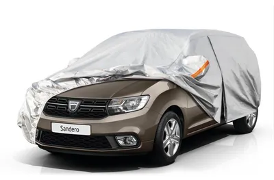 Produktbild von Autoplane Wasserdicht Atmungsaktiv für Dacia Sandero Renault Sandero (2008-2025) Silber
