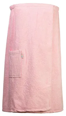 Image de ARTG - Kilt de sauna, couleur unie LT5791 (85 cm x 150 cm) (rose clair)