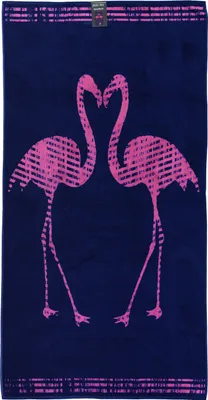 Produktbild von jilda-tex Strandtuch/Badetuch (Flamingos) 90x180 cm