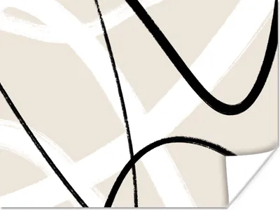 Produktbild von MuchoWow® Poster Linie - Abstrakt - Minimalismus - Pastell 160x120 cm - Foto Plakat
