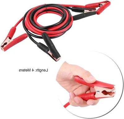 Image de Câble d'alimentation de secours 2200 A, 4 mètres de long - Câble pour situations d'urgence - Câble de démarrage 30 cc.