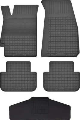 Produktbild von Gummi Fußmatten Set Für: Renault Megane Ii (2002-2008) Gummimatten Schwarz