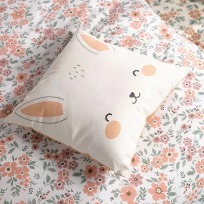 Produktbild von Quadratisches Kissen mit Aufdruck FUNNY LAPIN