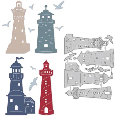 Productafbeelding van Stanzvormen voor Leuchtturm Ontwerpen - Set van 4 Stukken