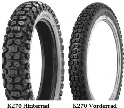 Produktbild von Kenda Enduro Reifen K270 Dual-Sport 4.60-17 110/100 TT 4PR 61P Motorrad
