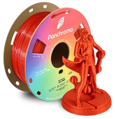 Zdjęcie produktu dla Włókno PLA, 1,75 mm, czerwone, 1 kg